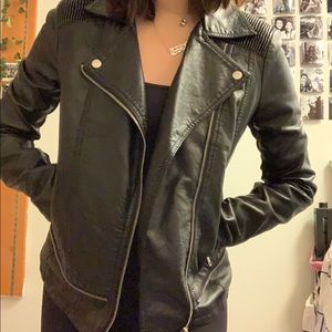 Vegan leather jacket